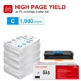 thumbnail image 3 of Cartucho de tóner cian compatible pgisoxt 045 1241C001 para Canon, 3 of 6