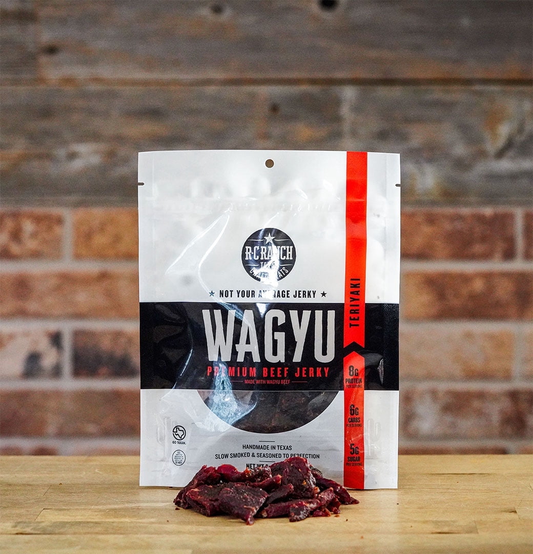 (12 pack) R-C Ranch Wagyu Beef Jerky-Original, 3oz Bag