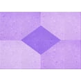 thumbnail image 1 of Ahgly Company Indoor Rectangle Patterned Heliotrope Purple Area Rugs, 4' x 6', 1 of 6