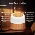 thumbnail image 4 of INXDOLHOM White Noise for Baby, 32 Soothing Sound with Night Light for Home Office Travel, Wooden, 4 of 9