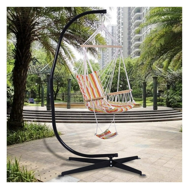 C shaped hammock stand hotsell