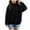 Black, variant on Hoodie Long Sleeve Kids Pink Hoodie Warm Loose Girls Pullover Girls Tops 5-6 Years