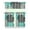 White-139, variant on Boho Kitchen Curtains for Windows – Rustic Tribal Floral Print Cafe Curtains, Vintage Bohemian Geometric Panels for Home Décor