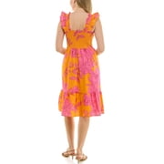 Nanette Lepore Smocked Midi Dress