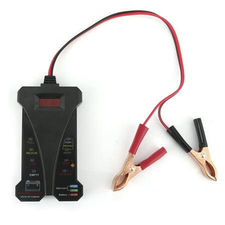 Battery Alternator Tester, Digital Battery Tester, 12V Battery Checker ...