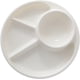 thumbnail image 1 of Plato de Control de porciones, platos de dieta divididos para una alimentación saludable, platos nutritivos de porcelana para cena y almuerzo con divisores, 1 ud., 1 of 5
