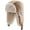 Khaki, variant on Trapper Hat with Faux Fur Lining, Ear Flaps, Adjustable Chin Strap
