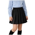 thumbnail image 3 of Tranfacy Girls Summer Skirt Pleated Tennis Style Bottoms Elastic Waist Casual Outer Wear School Outfit for 2‑16 Years Old, 3 of 5