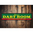 thumbnail image 1 of Dart Room Novelty Decor, Metal Wall Sign - 4x18 Inches, 1 of 4