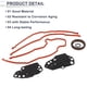 thumbnail image 4 of Juego de Junta de Tapa de Cadena de Distribución Unique Bargains TCS46078 para Ford Expedition 5.4L 2005-2014, Sello Duradero de la Tapa de la Cadena de Distribución de Goma, Metal 1 Juego, 4 of 7