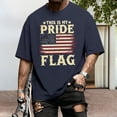 thumbnail image 6 of Ankishi This Is My Pride Flag Shirt Patriotic Men's Short Sleeve Crewneck Tee Shirt Fashion Clothes for Travel, 6 of 7