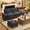 Gray, variant on Bonzy Home Sofa Set L-Shaped Sofa with Recliner, Living Room Sleeper Set, 3 Seats, Chenille Double Cushions 108” Wide, Gray