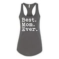 thumbnail image 2 of Wild Bobby, Proud Best Mom Ever, Mother's Day, Women Racerback Tank Top, Dark Grey, Large, 2 of 3