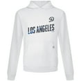 thumbnail image 2 of Men's Levelwear  White Los Angeles Dodgers City Connect Relay Core Logo Pullover Hoodie, 2 of 3