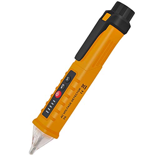 1000V for Live//Null Wire Judgment Non-Contact Voltage Tester Tools,LED Flashlight,Buzzer Alarm,AC Voltage Detector Pen,Test Range 60V