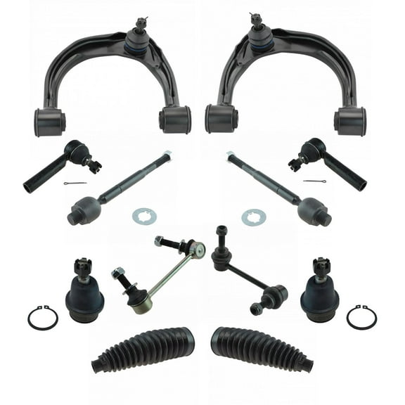 TRQ 12 Piece Kit Control Arm Ball Joint Sway Bar Link LH RH for GX470 4Runner PSA28688