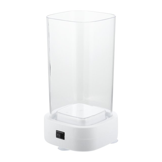 Unique Bargains Limpiador de brochas de maquillaje eléctrico de limpieza profunda para todos los tamaños Pinceles de maquillaje Herramientas USB Recargable Blanco Unique Bargains limpiadores de brochas de maquillaje