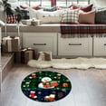 thumbnail image 4 of Faux Carpet Home Soft Cozy Area Rug Holiday Season Design Imitation Material Stain Resistant Lightweight for Living Room Bedroom Festive Events, 4 of 4