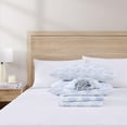 thumbnail image 3 of Stone Cottage - Sheet Set, Crisp & Breathable Percale Cotton Bedding with Matching Pillowcases, 200-Thread Count, Deep Pocket, Vintage Inspired Home Essentials (Fairfield Blue, Queen), 3 of 9