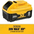 20V 8AH MAX XR Battery Lithium Ion 8.0Ah Premium XR Lithium Ion Battery