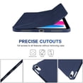 thumbnail image 5 of Elegant Choise Leather Case for iPad 10th Generation 10.9" Stand Tablet Cover, Blue, 5 of 25