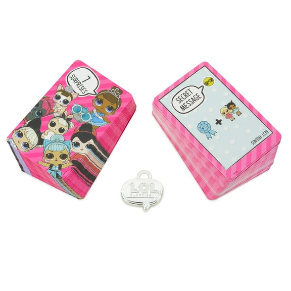 LOL Surprise: 7 Surprises Card Game With A Collectible Charm, Great Gift for Kids Ages 4 5 6