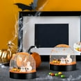 thumbnail image 7 of Halloween Snow Globe Craft Kit, Fun DIY Spooky Pumpkin Water Globes Making Kits Toys, Snow Globes Grave, Ghost, Bat Witch & Skull Party Favor Ornaments, Perfect Halloween Decorations Gifts, 7 of 7