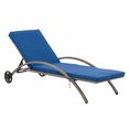 thumbnail image 1 of CorLiving Parksville Resin Wicker Outdoor Patio Sun Lounger Chair with Cushions, 1 of 9