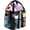 Black, variant on PETGLE Mesh Shower Caddy Portable for College Dorm Room Essentials with 7 Pockets, Freestanding Hanging Organizer Basket, Quick Dry Tote Bag for Camping, Bathroom, Beach, Travel, 1 Pack, Black