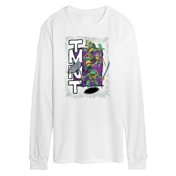 Teenage Mutant Ninja Turtles: Mutant Mayhem - Donatello, Raphael, Leonardo, & Michelangelo - Men's Long Sleeve T-Shirt