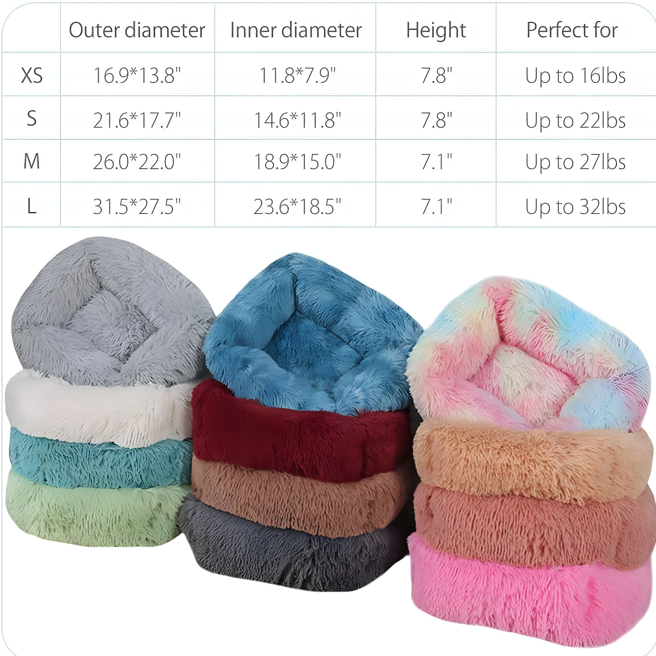 XIBUFE Kennel Pad,Machine Washable for Easy Cleaning Dog Beds Large Sized
