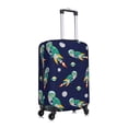 thumbnail image 3 of Easygdp Astronaut Dinosaur and Space Print Elastic and Washable Suitcase Protective Cover with Hidden Zipper Fits 18-32 inch Luggage -Small, 3 of 9
