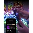 thumbnail image 5 of Twinkly Strings + Music Bundle 65.5-Ft 250 LED RGB Christmas Lights w/Music Syncing Device, 5 of 12