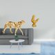 thumbnail image 2 of Escultura De Guepardo Y Gallo Dorado, Centro De Mesa, Figura De Animal, Adorno Decorativo Feng Shui Para Oficina, Hogar, Cumpleaños, Aniversarios, Decoración De Inauguración De La Casa., 2 of 8