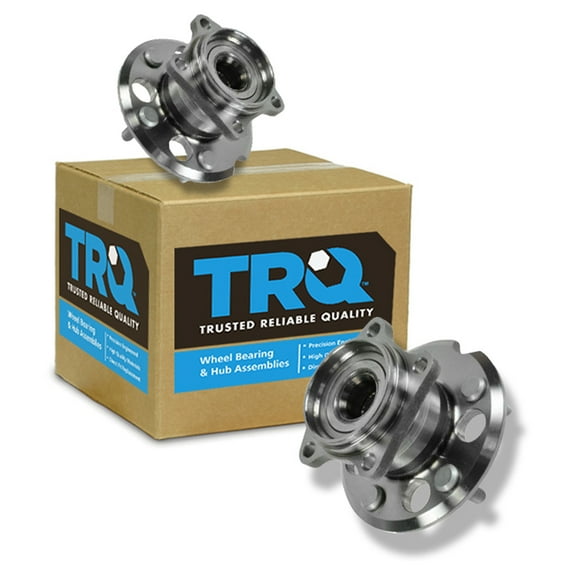 TRQ 4WD 4x4 Rear Wheel Hub & Bearing Pair Set for 01-05 Rav-4 BHA53611