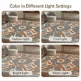 thumbnail image 7 of ODIKA 2'x3' Washable Accent Rug Earthy Mid Century Vintage Abstract Motifs Tone Scandinavian Refined Structured for Bedroom, Nursery, RV, Pet Friendly, Bedside Mat, 7 of 7