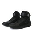 thumbnail image 4 of Botas de moto transpirables para todas las estaciones - Zapatillas de ciclismo de moto unisex,Negro,43, 4 of 11
