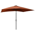 thumbnail image 6 of vidaXL Garden Parasol Terracotta Polyester, Powder-Coated Steel, 6 of 55