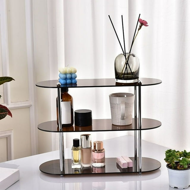 3-Tier Counter Top Spice Rack Home Storage Rack, Bathroom Rack Organizer Shelf for Desktop, Desk Top Shelf Table Top Shelf Organizer