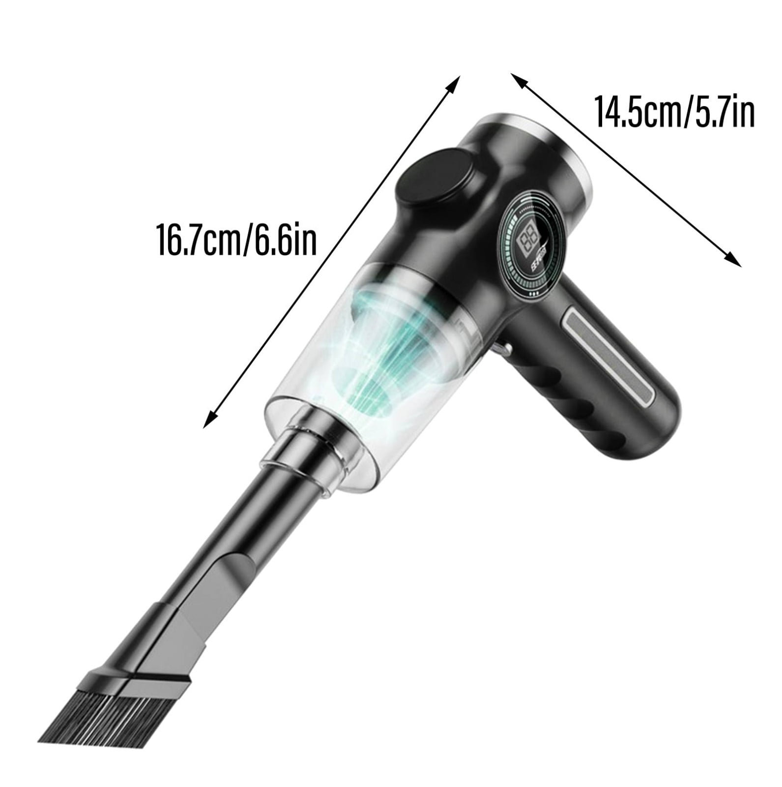 ZToonmas Car Vacuum Portable Cordless, 120W / 4000Pa Handheld Vacuum Cordless, Usb Rechargeable Washable Hepa Filter, for Car Seat Cushion, Carpet