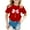 Red, variant on WOYY Infant Girls Bow Print Graphic Tee Short Sleeve Summer T Shirt Cotton Casual T-Shirt
