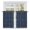 Blue, Indigo, Navy, Slate, variant on Teal Coastal Tier Curtains 36 Inch Length, Farmhouse Vintage Turquoise Solid Color Cafe Short Curtains for Bathroom Over Sink, Small Kitchen Curtain Light Filtering Tiered Drapes 2 Panels 27.5"Wx36"L