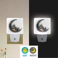 thumbnail image 2 of Yayeee LED Plug in Night Light for The Home with Auto Dusk to Dawn Light Sensors, 2 Pack, Moon House, 2 of 6