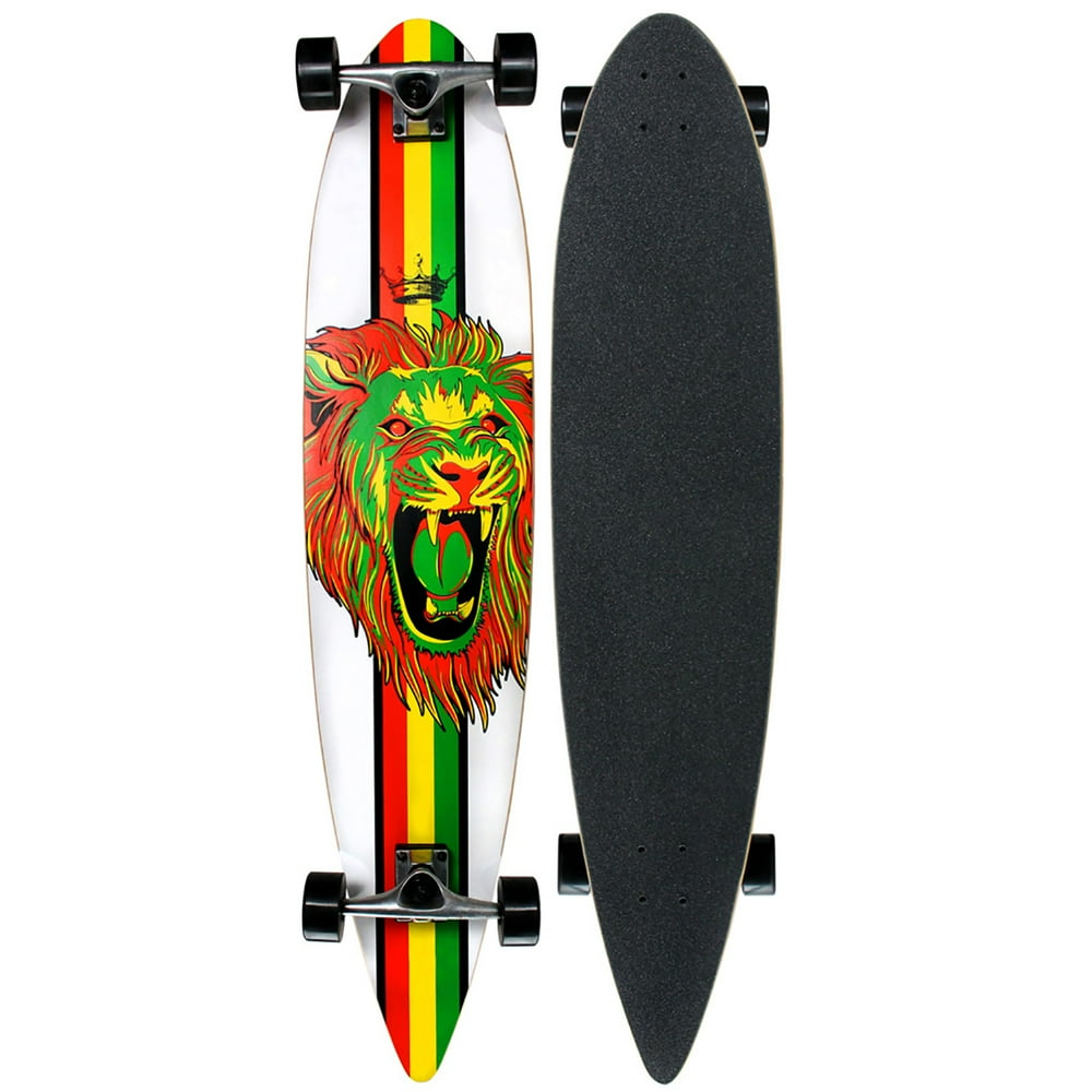KROWN Longboards RASTA LION COMPLETE Longboard