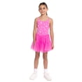 thumbnail image 2 of Barbie Girls Sleeveless Allover Print Tulle Romper, Sizes 4-12, 2 of 8