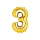 thumbnail image 1 of Globo Metalizado Gigante Forma de Numero 76 cm Celebraciones dorado, 1 of 2