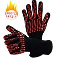 thumbnail image 1 of Guantes para barbacoa resistentes al calor extremo Guantes de cocina-rojo ZefeiWu 8390614866980, 1 of 1