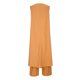 thumbnail image 5 of ICHUANYI Clearance Fashion Women Summer Square-Neck Solid Casual SLeeveless Top+ Pant Set(Orange, S) ICHUANYI WER2023081114461, 5 of 6