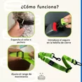 thumbnail image 3 of Matchi Adaptador De Cinturón De Seguridad Para Perros Correa Color Verde-negro Mate, 3 of 5