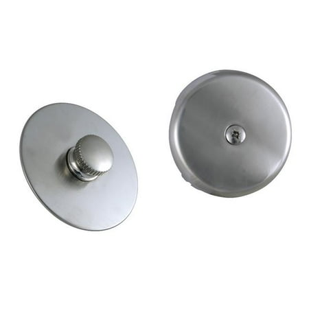 Kingston Brass Dtl5303a8 Tub Drain Stopper With Overflow Plate Replacement Trim Kit Brushed Nickel 1 81 X 3 13 X 3 13 In